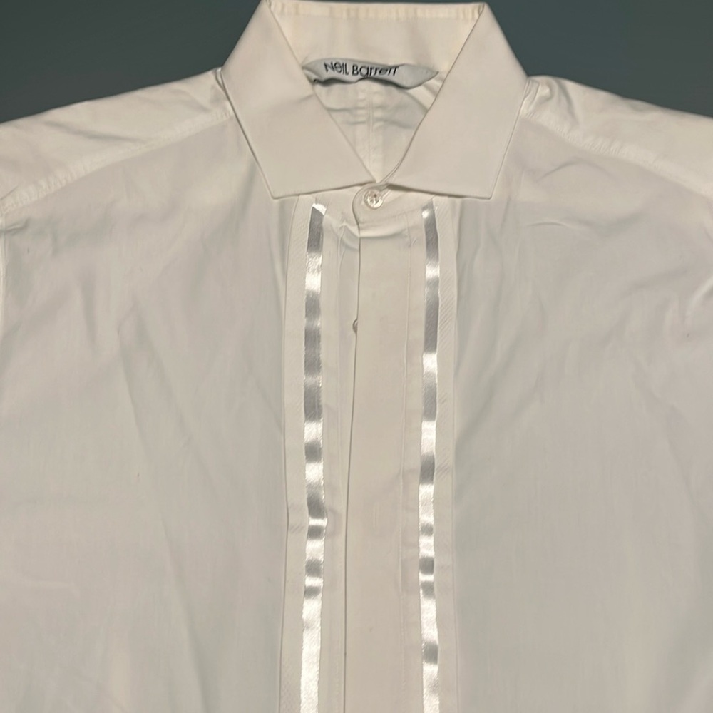 Neil Barrett Fine Quality Tuxedo Shirt M/39